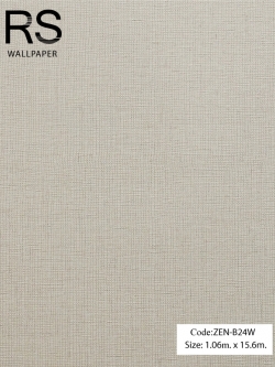 วอลเปเปอร์เทกเจอร์ตารางเล็กสีเขียวแก่พื้นสีโทนน้ำตาลอ่อน ZEN-B24W