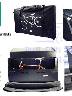 VINCITA : B144 กระเป๋าจักรยานกล่อง มีล้อ