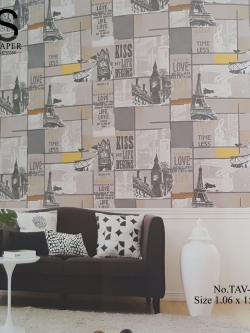 วอลเปเปอร์ลายอาร์ตๆ เก๋ๆ TAV-C2W