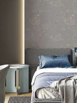 วอลเปเปอร์ห้องเด็ก ลายแผนที่ Load Venture No.DW-C59W