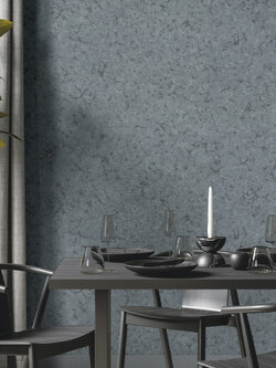 วอลเปเปอร์ปูนเปลือย สีเทาเข้มอมน้ำเงิน EPI-F71W