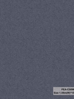 วอลเปเปอร์สีฟ้าเข้มอมเทา PEA-C56W
