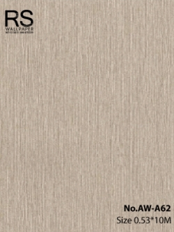 วอลเปเปอร์สีน้ำตาล มีลายในตัว No.AW-A62