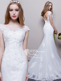 BR215 **พรีออเดอร์**ชุดแต่งงาน&ชุดเจ้าสาวแบบยาวสีขาวเกรดพรีเมี่ยม หรูหราน่ารัก สวยโดดเด่นไม่ซ้ำใคร สวยงามดุจเจ้าหญิง