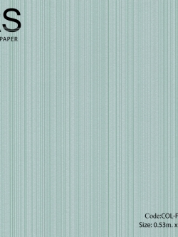 วอลเปเปอร์เทกเจอร์ลายเส้นพื้นสีฟ้า COL-F63