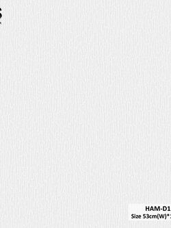 วอลเปเปอร์ สีขาวครีม HAM-D11