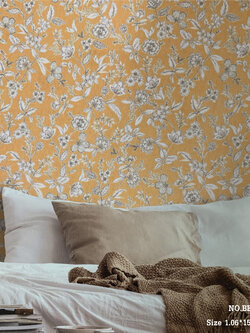 วอลเปเปอร์ ลายดอกไม้ No.BES4-B76W
