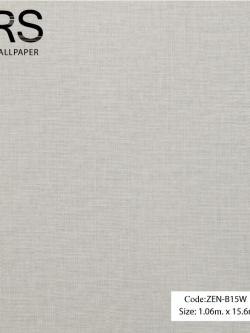 วอลเปเปอร์เทกเจอร์เส้นโทนสีน้ำตาลอ่อน ZEN-B15W