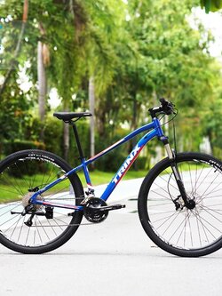 TrinX : M1000 Pro เสือภูเขาเฟรมอลูฯ 29" ซ่อนสาย 30 สปีด ดิสเบรคน้ำมัน เฉพาะ 15" สีส้มและสีน้ำเงิน