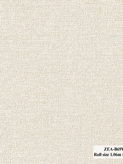 วอลเปเปอร์ลายผ้า พื้นสีเทาอ่อน ZEA-B69W