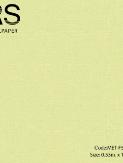 วอลเปเปอร์พื้นเรียบมีเทกเจอร์เป็นเส้นตารางเล็กโทนสีเขียวอมเทา MET-F62