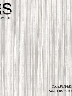 วอลเปเปอร์ลายหวายสานออกโทนสีเทาแกมเงิน PLN-M31W