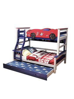 เตียง2ชั้น รุ่น Super Car 4ฟุต(ไม่มีสไลด์เดอร์บันได)