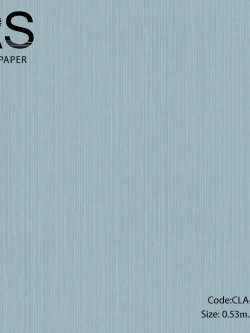 วอลเปเปอร์เทกเจอร์ผ้าไหมพื้นสีฟ้า CLA-Q53