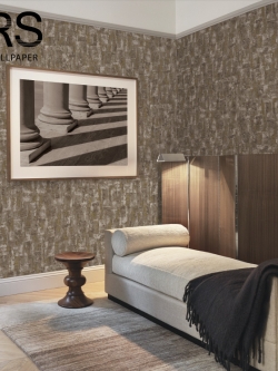 วอลเปเปอร์ลายสนิมเหล็กสีน้ำตาลแกมสีทอง MUT-D58W