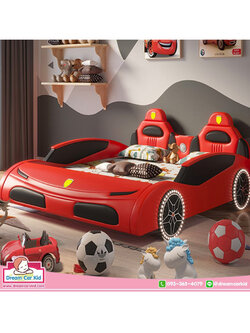 เตียงรถแข่ง รุ่น YA-1037 ขนาด 4 ฟุต (มี4สีให้เลือก)