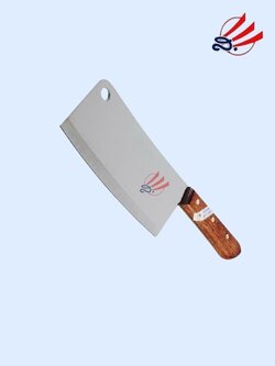 Kiwi มีดสับกระดูกสแตนเลส กีวี 850 ด้ามไม้ 8"