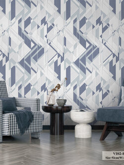 วอลเปเปอร์สไตล์โมเดิร์น ลายซิกแซก VDI2-B41