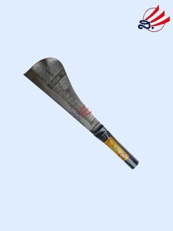 มีดโต้ข้าวหลามหัวกลมด้ามอ๊อก