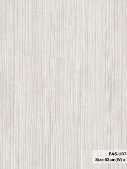 วอลเปเปอร์สีเทาอ่อน BAS-U07