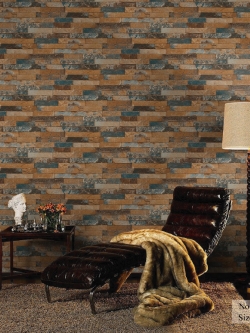 วอลเปเปอร์เยอรมัน ลายอิฐ โทนสีน้ำตาล No.FAC3-B47