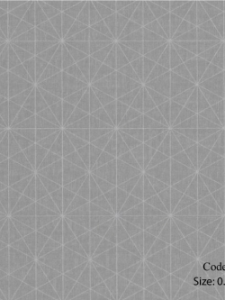 วอลเปเปอร์ลายเส้นโมเดิร์นรูปเลขาสีเงินพื้นสีเขียวแก่อมเทา SLR-F31