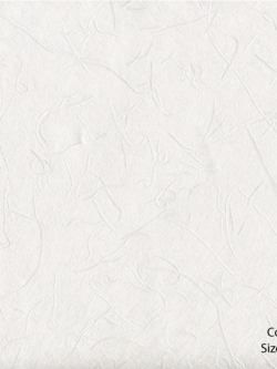 วอลเปเปอร์เทกเจอร์เส้นรูปร่างอิสระพื้นสีขาวแกมทอง OL2-B91