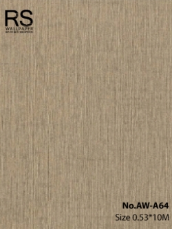 วอลเปเปอร์สีน้ำตาลเหลือง มีลายในตัว No.AW-A64