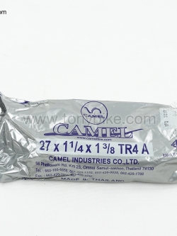 ยางในจักรยาน CAMAL 27 x 1 1/4 - 1 3/8 TR4A AV (แบบหัวใหญ่)