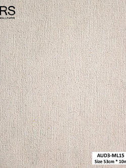 วอลเปเปอร์ สีน้ำตาลอ่อนอมครีม ปนกลิตเตอร์สีเงิน AUD3-ML15