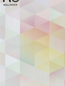 วอลเปเปอร์ลายโมเดิร์นกราฟฟิคโทนสีสดใส ลูกบากศ์ SMT-D46