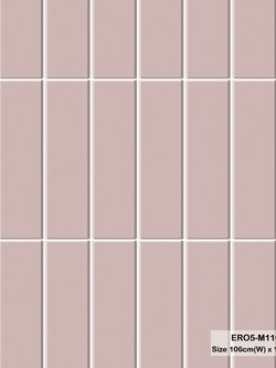 วอลเปเปอร์ลายกระเบื้อง สีชมพู ERO5-M116W