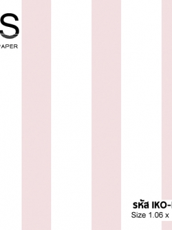 วอลเปเปอร์ลายทาง ขาวชมพู IKO-M29W