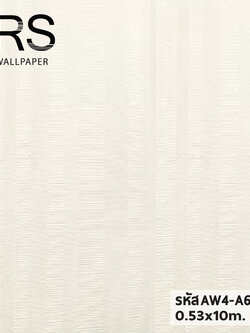 วอลเปเปอร์ลายทาง สีขาว มีกลิเตอร์ AW4-A67