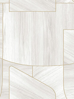 วอลเปเปอร์ลายไม้ประยุกต์สีเทาอ่อน CLS-C33W