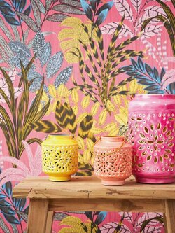 วอลเปเปอร์สไตล์ Pop art ลายใบไม้ MTS2-M28