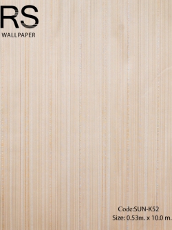 วอลเปเปอร์ลายเส้นโทนสีครีม SUN-K52