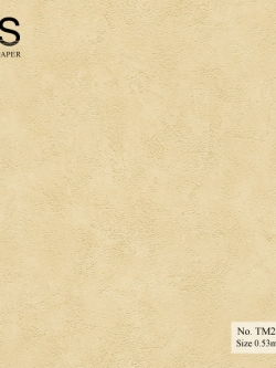 วอลเปเปอร์สีพื้นสีครีมทองอ่อน เนื้อหนา No.TM2-B24