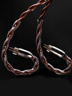 DD BC130B สายอัพเกรดหูฟัง OCC หุ้มฉนวน สายถักมือระดับเทพ