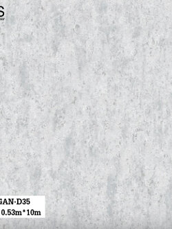 วอลเปเปอร์ สีขาวปนเทา ลายเปลือกไม้ GAN-D35