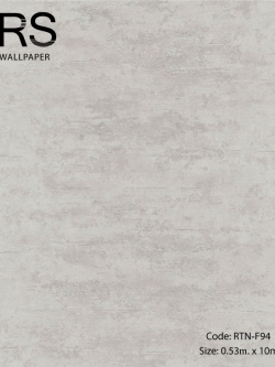 วอลเปเปอร์ลายปูนเปลือย 3D โทนสีเทาเป็นโฟมร่องเป็นสีเงิน RTN-F94