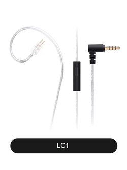 Simgot LC1 สายอัพเกรดหูฟังทองแดงหุ้มฉนวนเงิน ขั้ว 2พิน0.78 แจ็ค 3.5 มม. มีไมค์ในตัว ประกันศูนย์ไทย