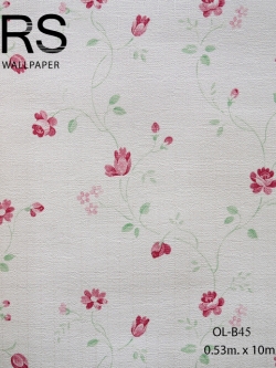 วอลเปเปอร์ลายดอกไม้ OL-B45