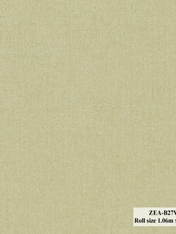 วอลเปเปอร์ลายผ้า พื้นสีเขียวขี้ม้า ZEA-B27W