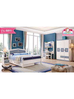ชุดห้องนอนเด็ก รุ่น 8911 เตียงขนาด 4 ฟุต
