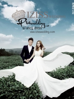 PW071 - **เลิกผลิตค่ะ** ชุดคู่ถ่ายพรีเวดดิ้ง (prewedding dress) & ชุดแต่งงานแฟนซี (Fancy wedding dress)ชายหญิง "ธีมสีขาว-ดำ"