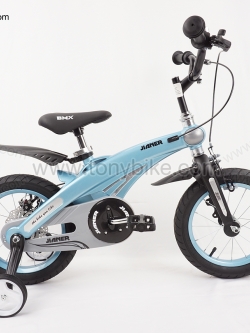 จักรยานเด็ก ล้อ 14 นิ้ว เฟรมอลู สีฟ้า