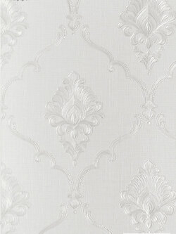 วอลเปเปอร์ ลายหลุยส์คลาสสิค สีขาว NDI-R72