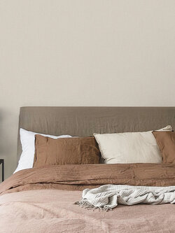 วอลเปเปอร์ ลายผ้าสีน้ำตาลเบจ SK5-D30W