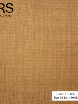วอลเปเปอร์เทกเจอร์ผ้าไหมหยาบพื้นสีส้ม LOF-B85